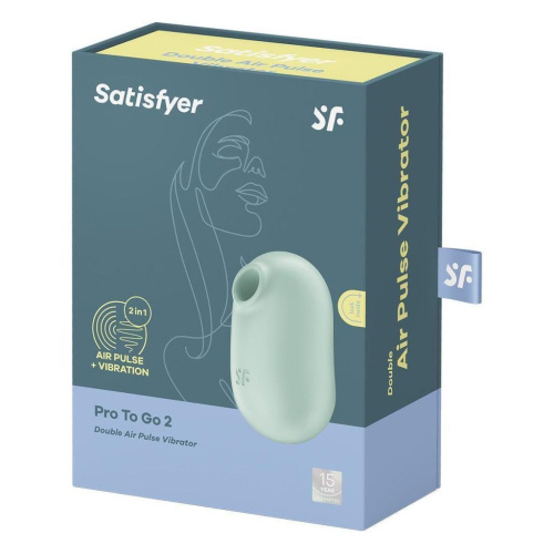 Satisfyer Pro To Go 2 Mint - Вакуумный стимулятор